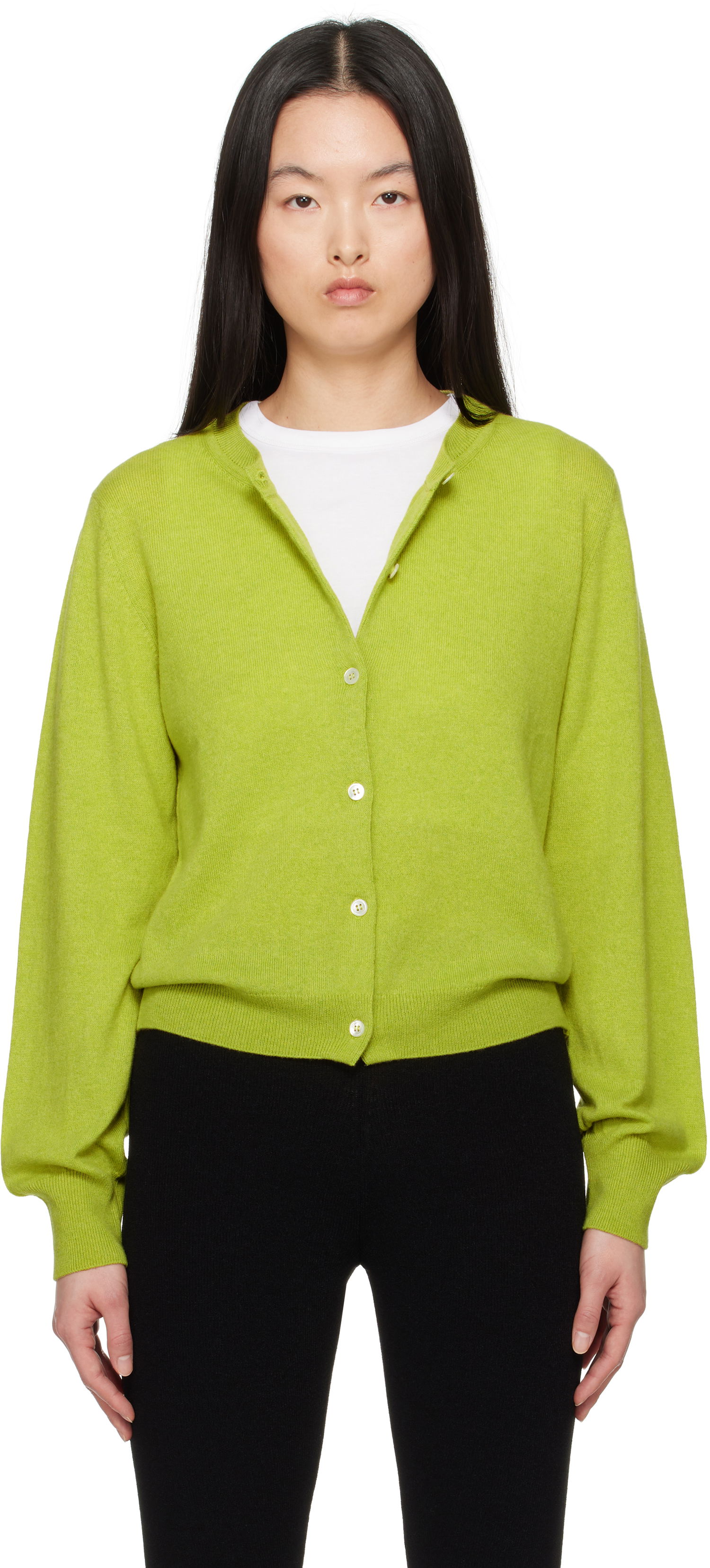 Пуловер &Daughter &Daughter Enya Cashmere Cardigan Зелено | CH04635, 0