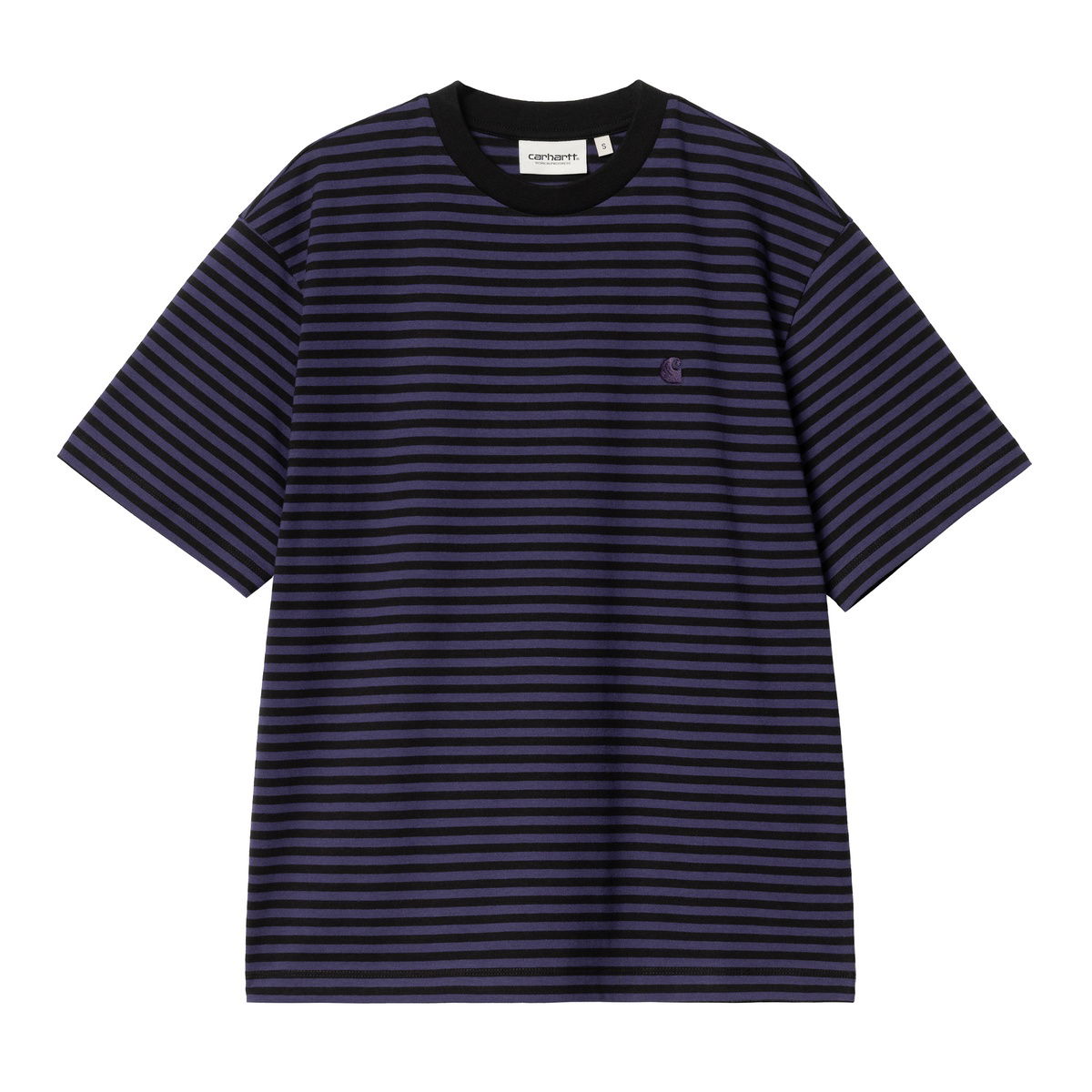 Тениска Carhartt WIP Short Sleeve Striped T-Shirt Лилаво | I033841_5, 0