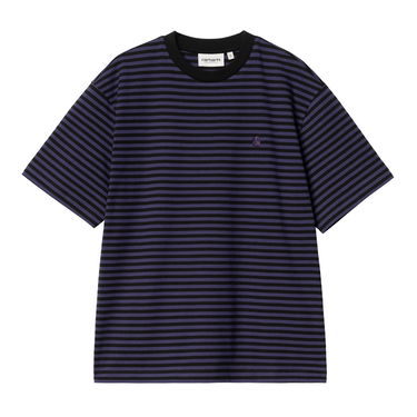 Тениска Carhartt WIP Short Sleeve Striped T-Shirt Лилаво | I033841_5, 0