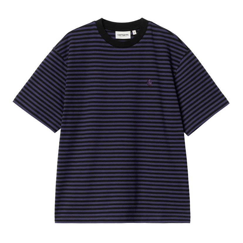 Тениска Carhartt WIP Short Sleeve Striped T-Shirt Лилаво | I033841_5