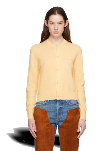 Пуловер Acne Studios Patch Cardigan Жълто | A60280-