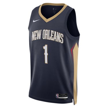 Фланелка Nike New Orleans Pelicans Icon Edition 2022/23 Dri-FIT Jersey Синьо | DN2014-419, 0