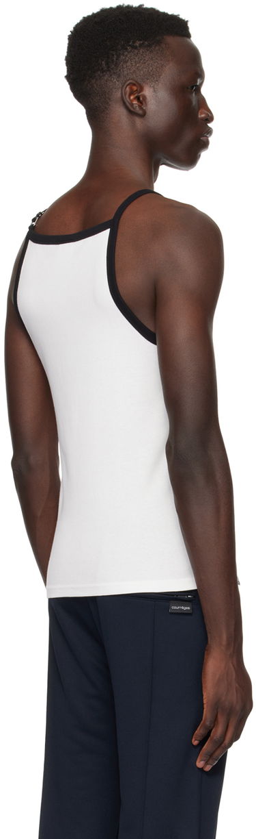 Потник Courrèges Courrèges Buckle Detail Tank Бяло | 124JDE068JS0070, 2