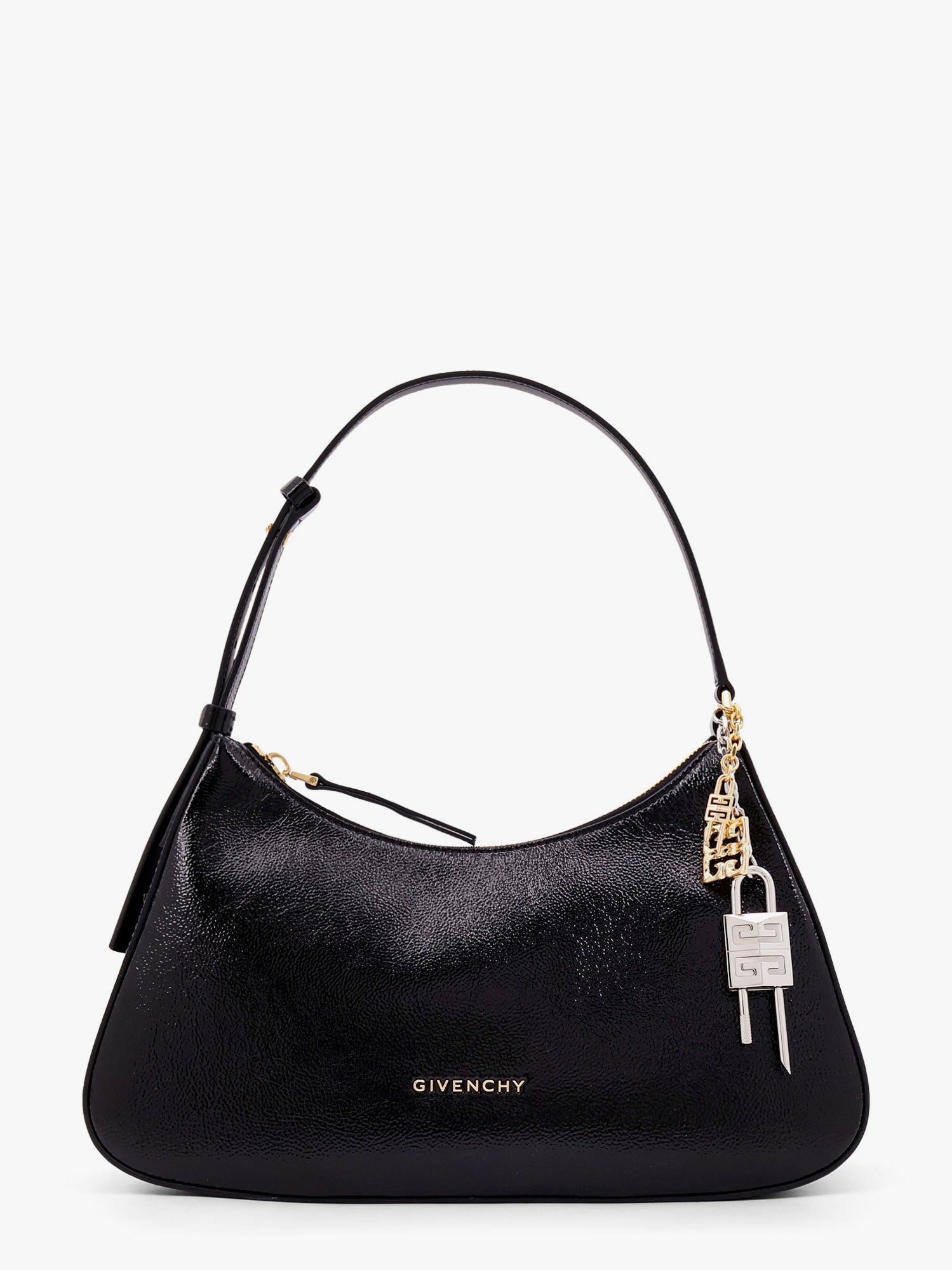 Чанта през рамо Givenchy Black Leather Shoulder Bag Черно | BB511JB27X001, 0