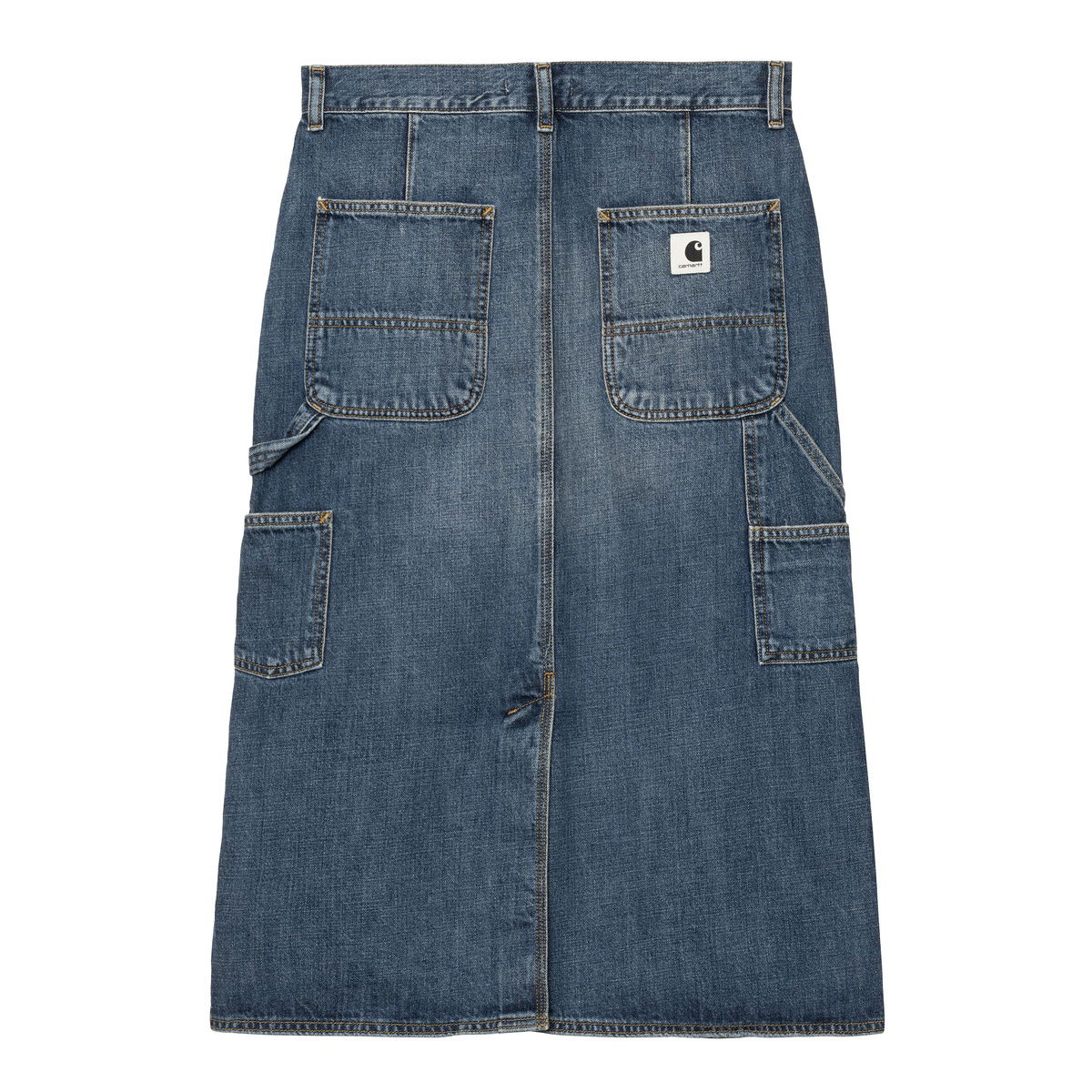 Пола Carhartt WIP Single Knee Denim Skirt Синьо | I034224_8, 1