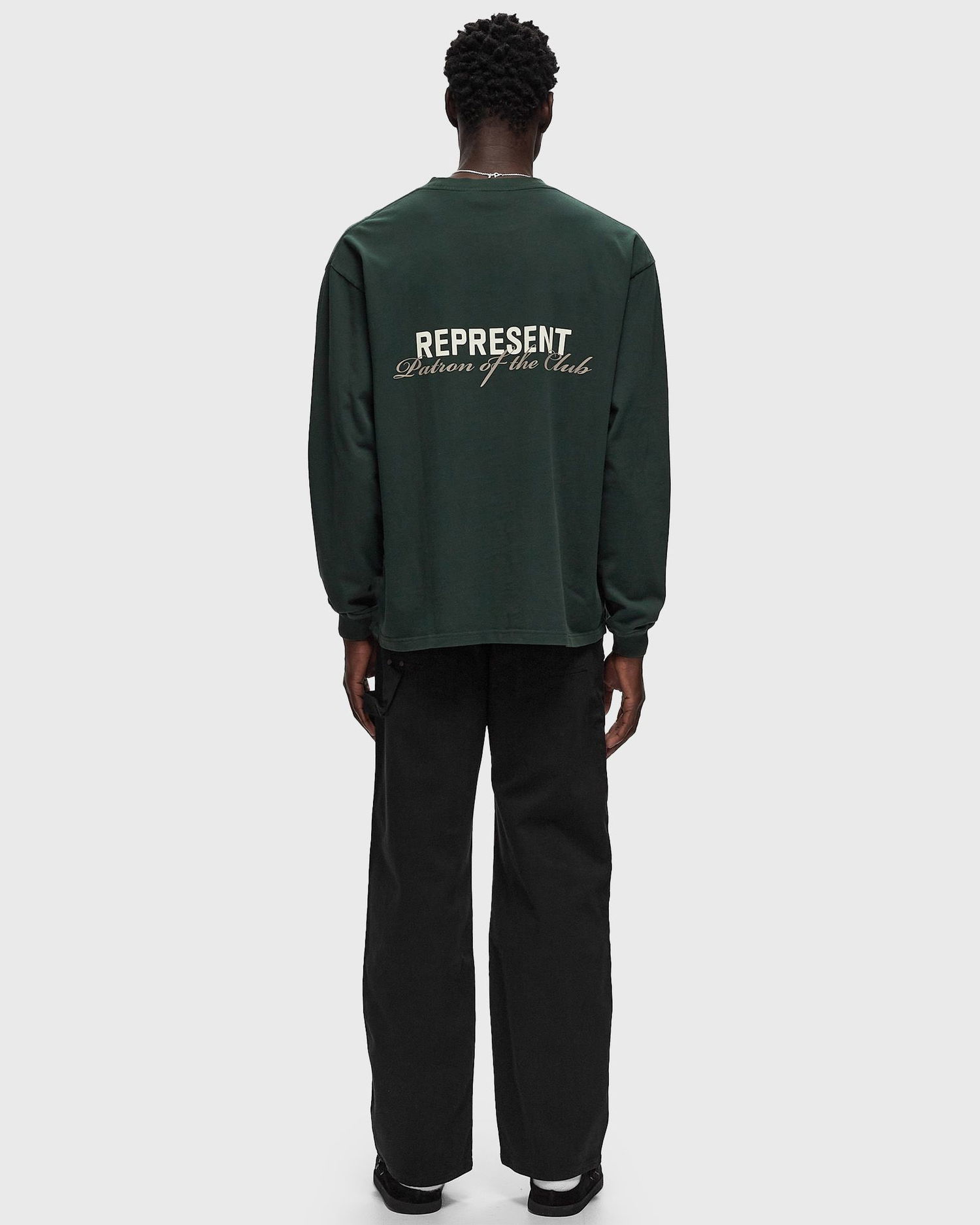 Суитчър Represent Clo Represent PATRON OF THE CLUB LS TEE Зелено | MLM4276-386, 1