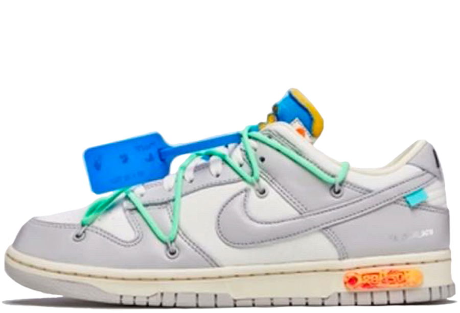 Кецове и обувки Nike Off-White x Dunk Low "Lot 26 of 50" Сиво | DM1602-116, 1