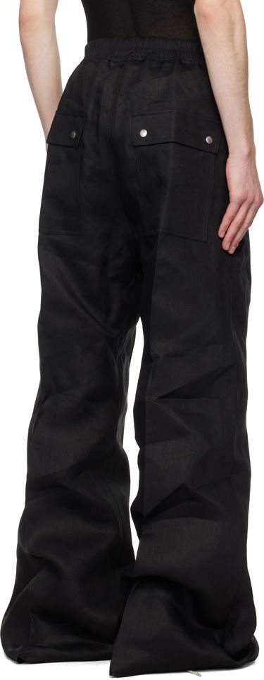 Панталони Rick Owens Rick Owens Hollywood Bela Wide Leg Trousers Черно | RU01E5366 TWL, 2
