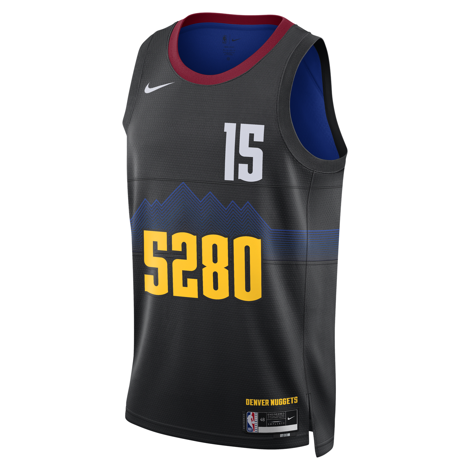 Фланелка Nike Dri-FIT NBA Swingman Nikola Jokić Denver Nuggets City Edition Jersey Черно | DX8500-011, 0