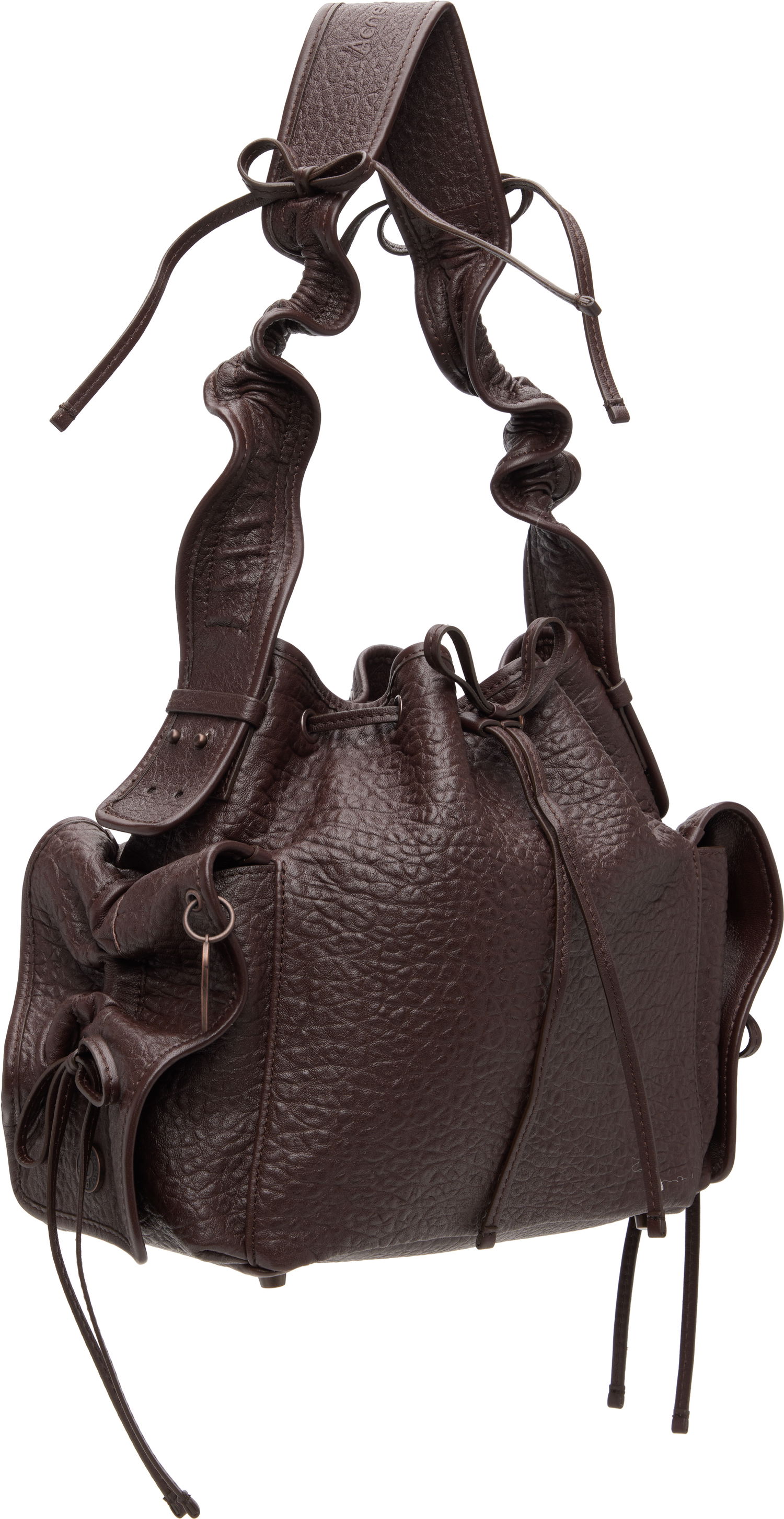 Дамска чанта Acne Studios Multipocket Bag Кафяво | A10477-, 1