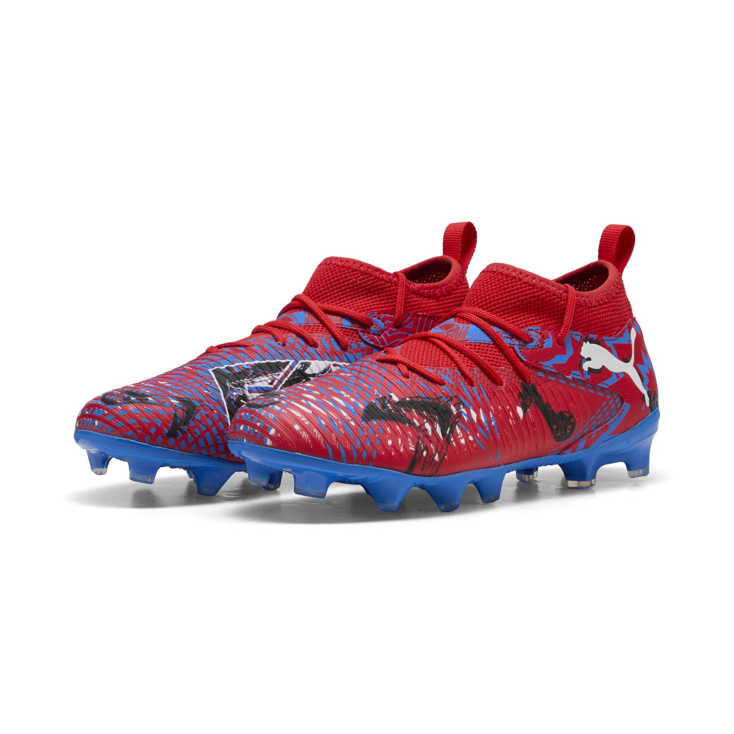 Кецове и обувки Puma FUTURE 8 MATCH PLAYMAKERS FG/AG Jr. Червено | 108750_01, 1