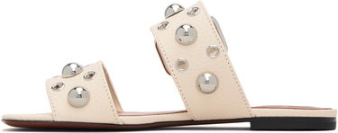 Кецове и обувки Valentino Garavani Nellcôte Studded Buckle Slide Sandals Бежово | 7W2S0MM4DKV, 2