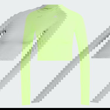 Съкратен топ adidas Originals HIIT HEAT.RDY Crop Top Зелено | IM2656, 4