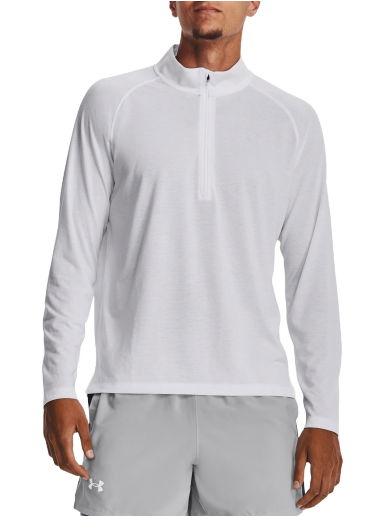 Тениска Under Armour Streaker Half Zip Бяло | 1361474-100