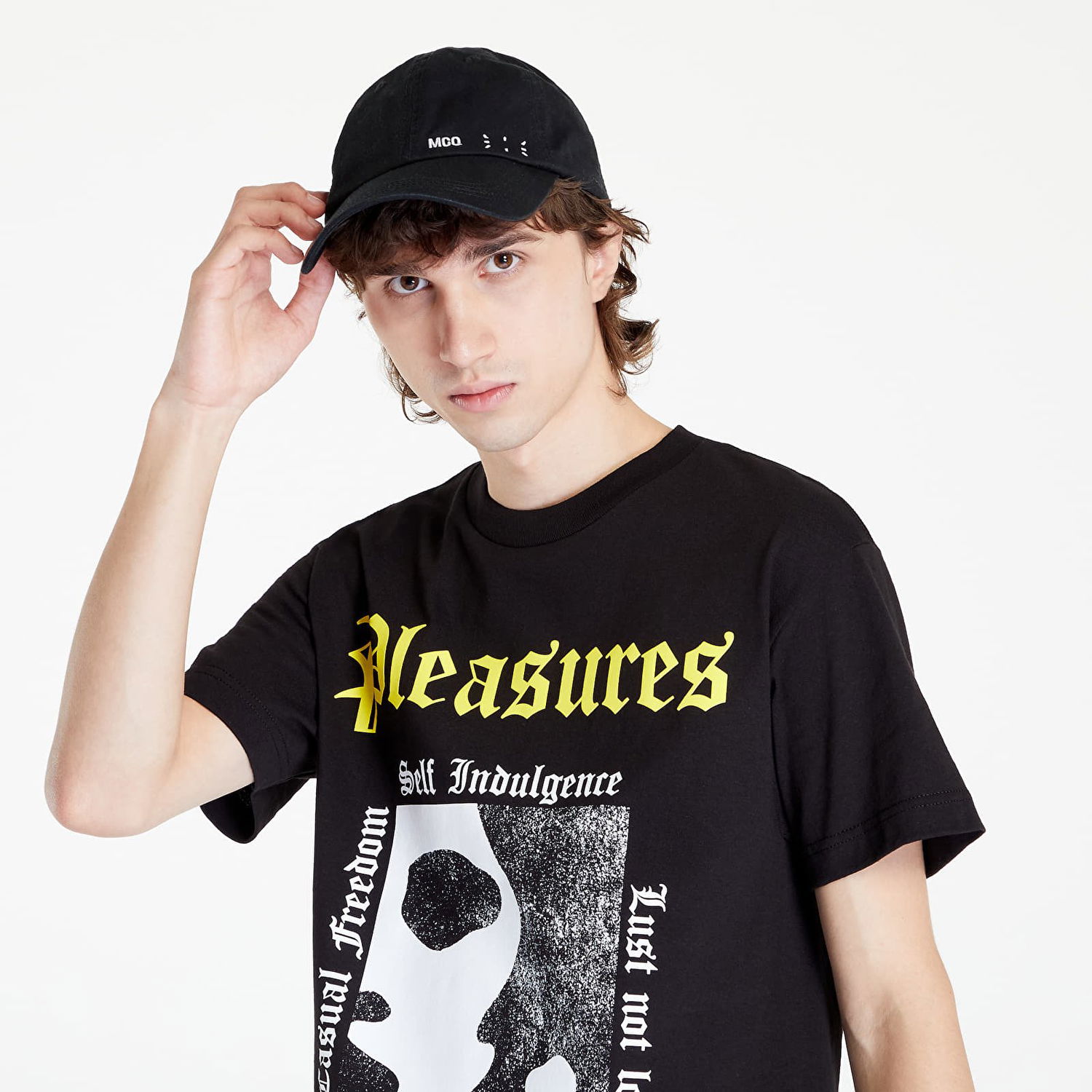 Тениска Pleasures Reality T-Shirt Черно | P22W062 BLACK, 1