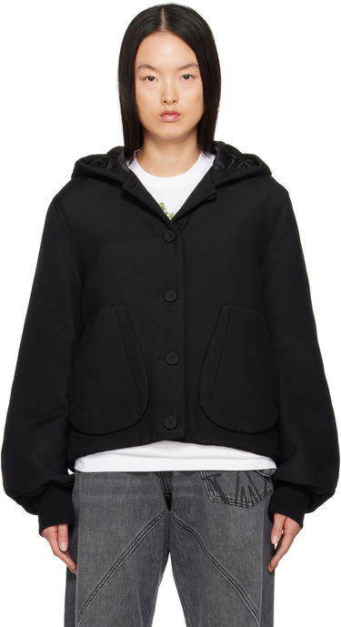 Яке бомбър JW Anderson JW Anderson Hooded Blouson Jacket Черно | JK0359-PG1679, 0