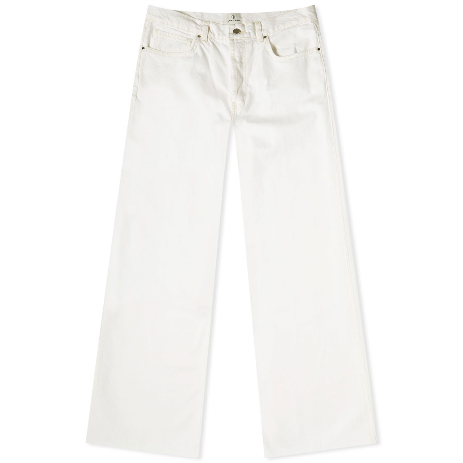 Дънки Anine Bing Hugh Ivory Wide Leg Jeans Бяло | A-06-7135-170, 0