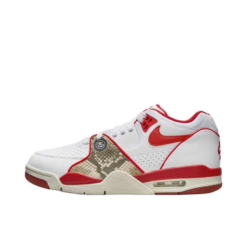 Кецове и обувки Nike Stüssy x Air Flight 89 "Habanero Red" Бяло | FD6475-101