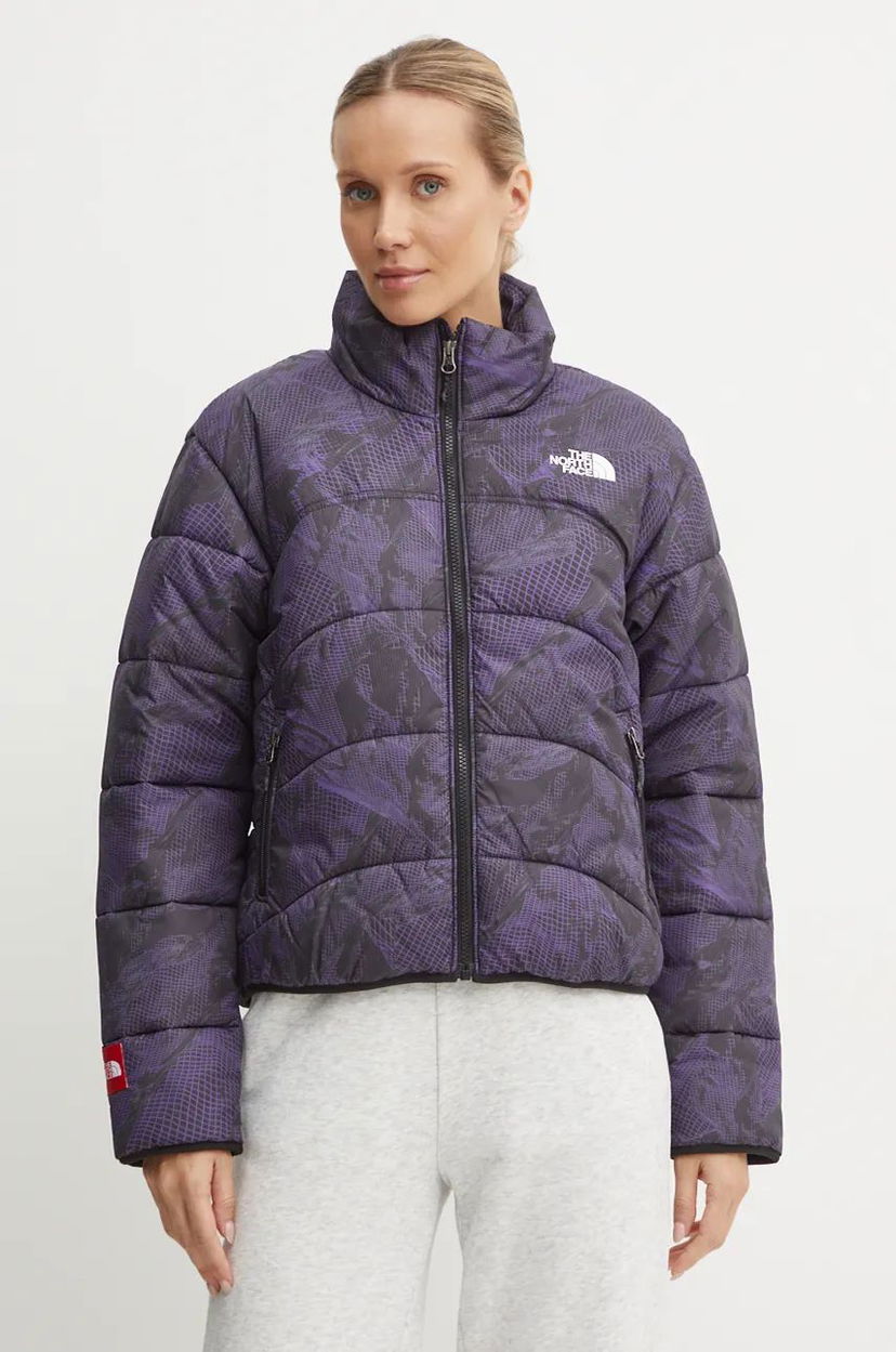 Пухо яке The North Face TNF Jacket 2000 Purple Print Winter Puffer Jacket Лилаво | NF0A7URF3VI1