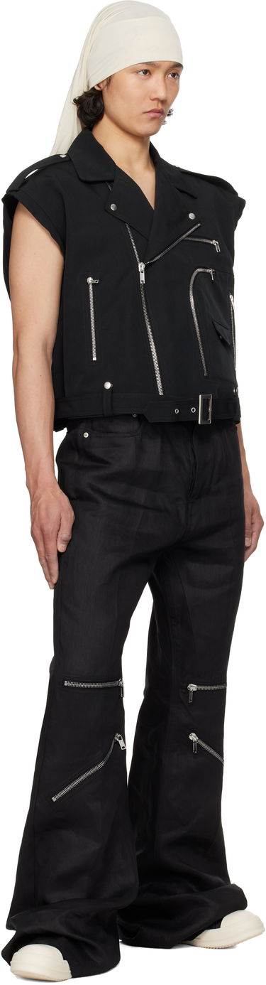 Жилетка Rick Owens Rick Owens Bauhaus Stooges Cropped Vest Черно | RL01E5716 PCVS, 3
