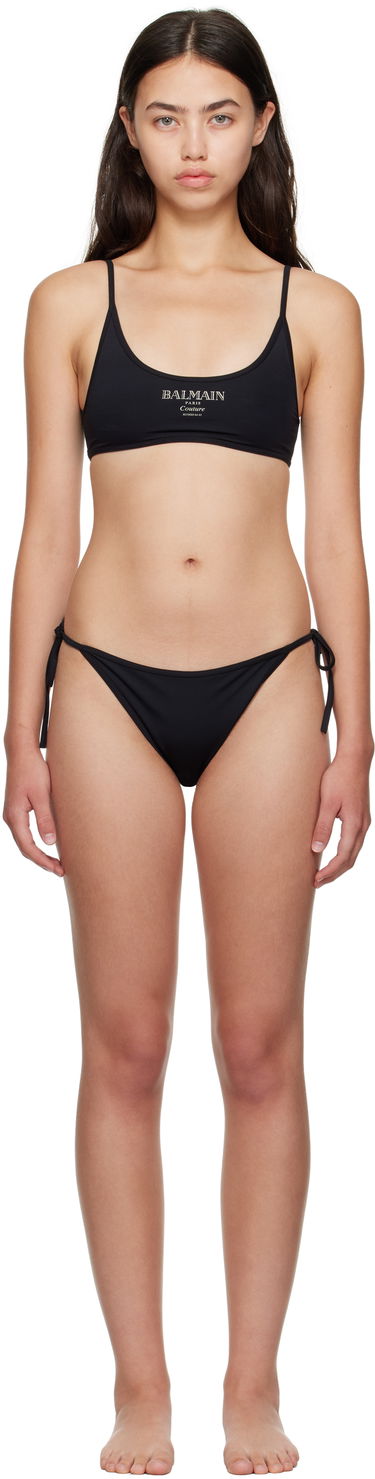 Бански Balmain Balmain 'Couture' Bikini Черно | BKBS22430, 0