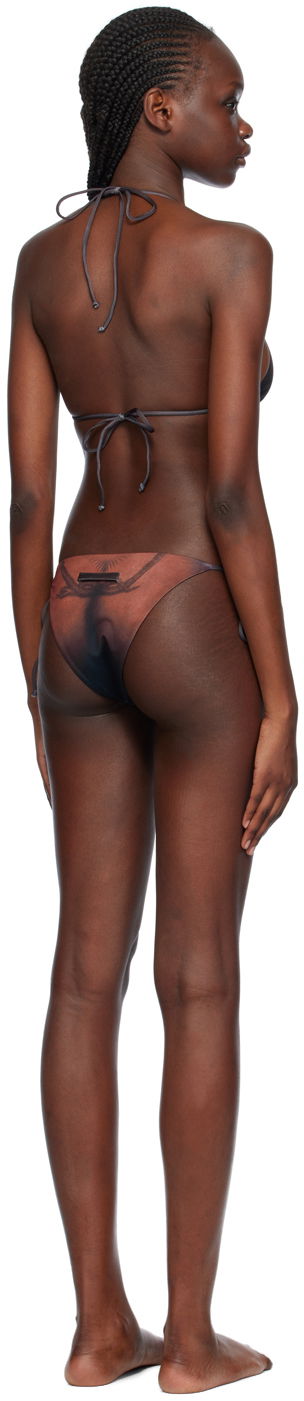 Бански Jean Paul Gaultier 'The Ebony Body Tattoo' Bikini Set Кафяво | 23/15-F-SG020-J535-67/23/15-F-SV, 2