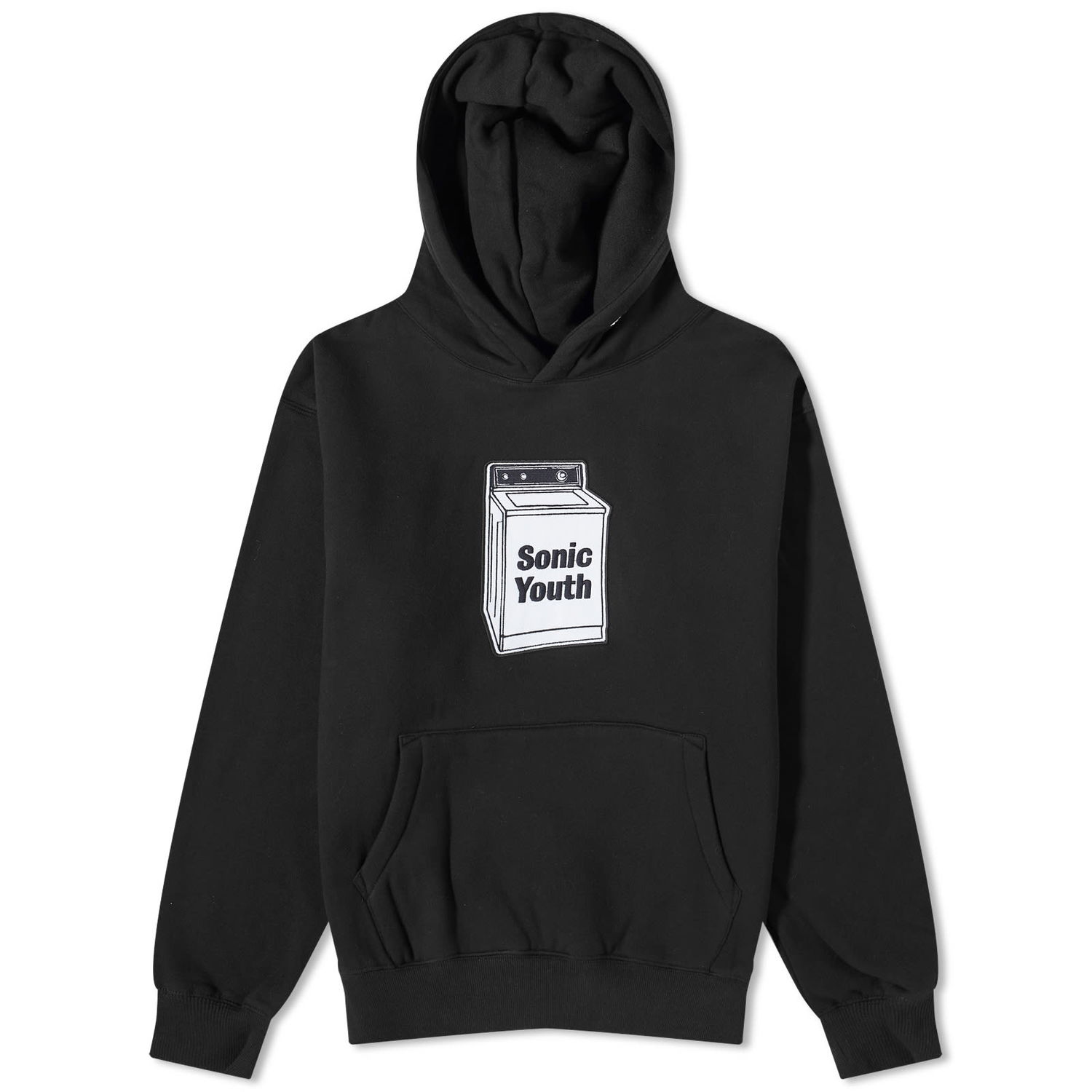 Суитчър Pleasures Washing Machine Hoodie Черно | P23SY003-BLK, 0