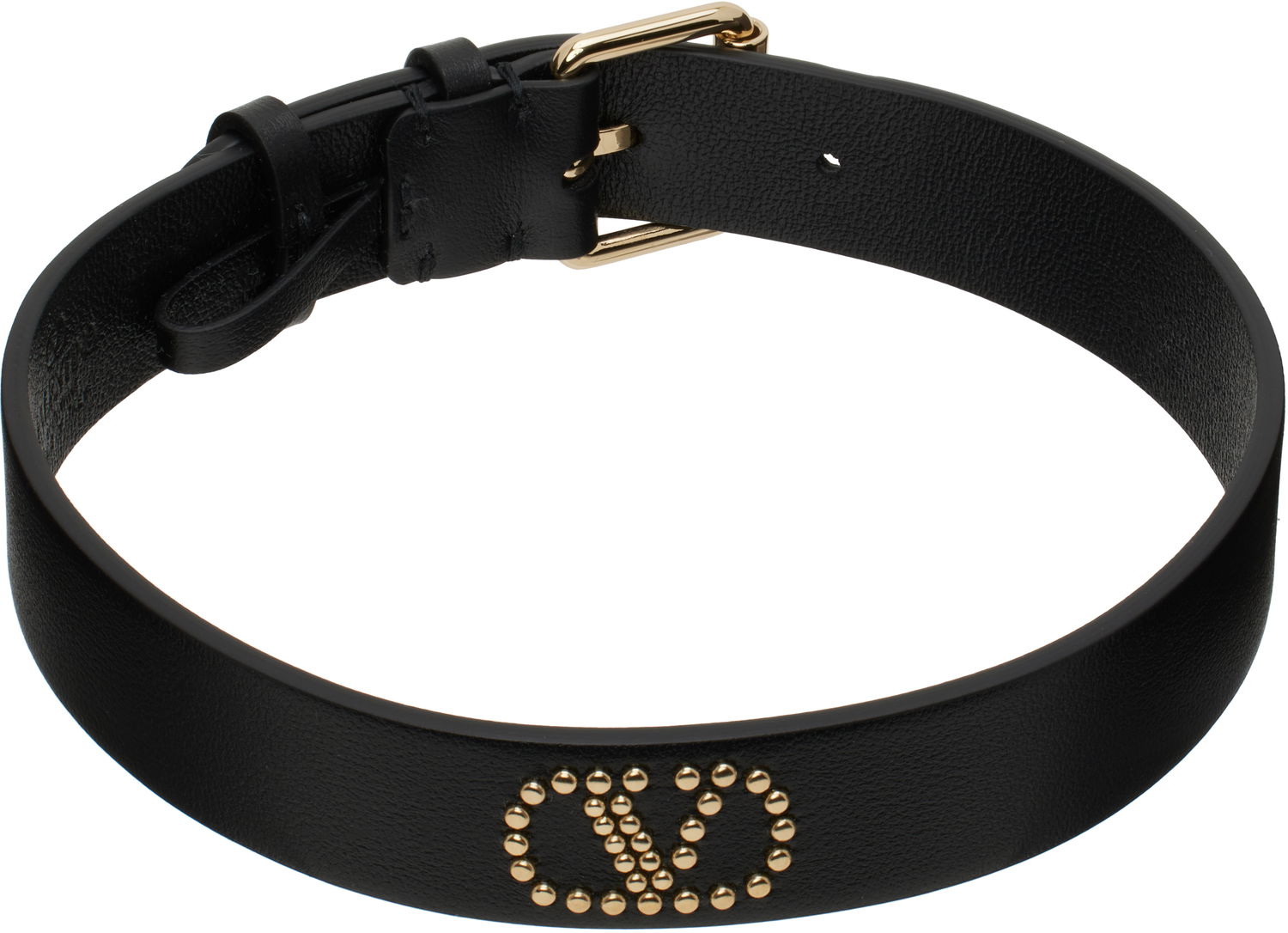 Колани Valentino Valentino Garavani Signature VLogo Leather Choker Черно | 6W2J0Y53SYI, 0
