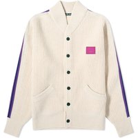 Пуловер Acne Studios Karling Varsity Stripe Face Cardigan "Oatmeal Melange" Бежово | C60082-633, 1