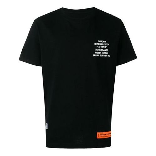 Тениска HERON PRESTON Worker T-Shirt Черно | HMAA001S196320261088