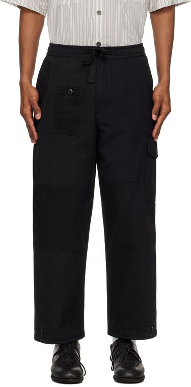 Карго панталони Maharishi Maharishi Upcycled Loose Cargo Track Pants Черно | 6087, 0