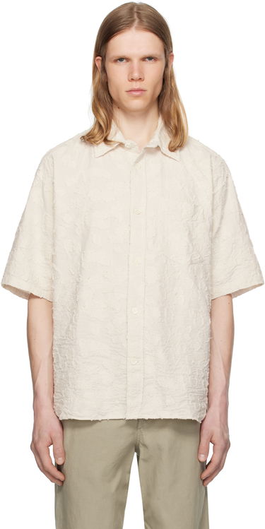 Риза NORSE PROJECTS Norse Projects Mo Oversized Fil Coupe Short Sleeve Shirt Бежово | N40-0830, 0