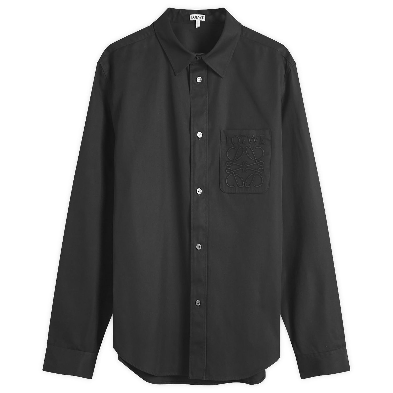 Риза Loewe Anagram Pocket Shirt, Size 38 Черно | H526Y05X82-1100, 0
