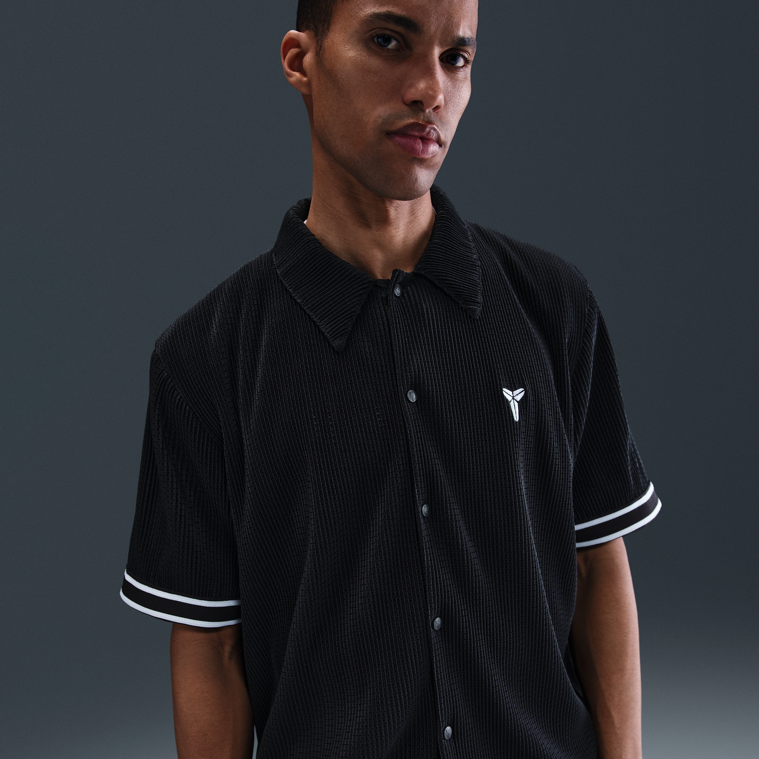 Риза Nike Kobe Pleated Short-Sleeve Basketball Top - Size: S Черно | IB0020-010, 0