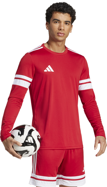 Тениска adidas Originals Adidas Squadra 25 Long Sleeve Jersey Червено | je5297, 1