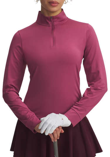 Суитчър Under Armour Drive 1/4 Zip Long Sleeve Mock Neck Pullover Бургунди | 6003797-659, 0