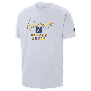 Тениска Jordan Jordan NBA Max90 Golden State Warriors Courtside Statement Edition Бяло | FN1064-100, 1