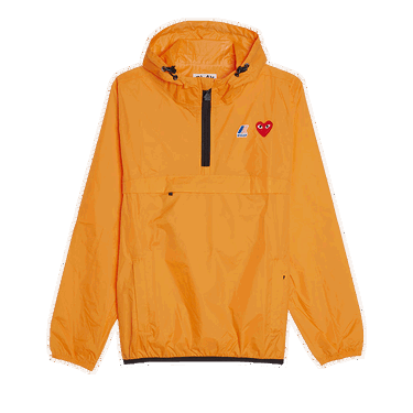 Ветровка Comme des Garçons PLAY x K-Way Half Zip Hooded Jacket Оранжево
 | AZ J502 051 1, 0