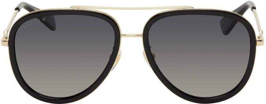 Слънчеви очила Gucci Aviator Sunglasses Черно | GG0062S, 0