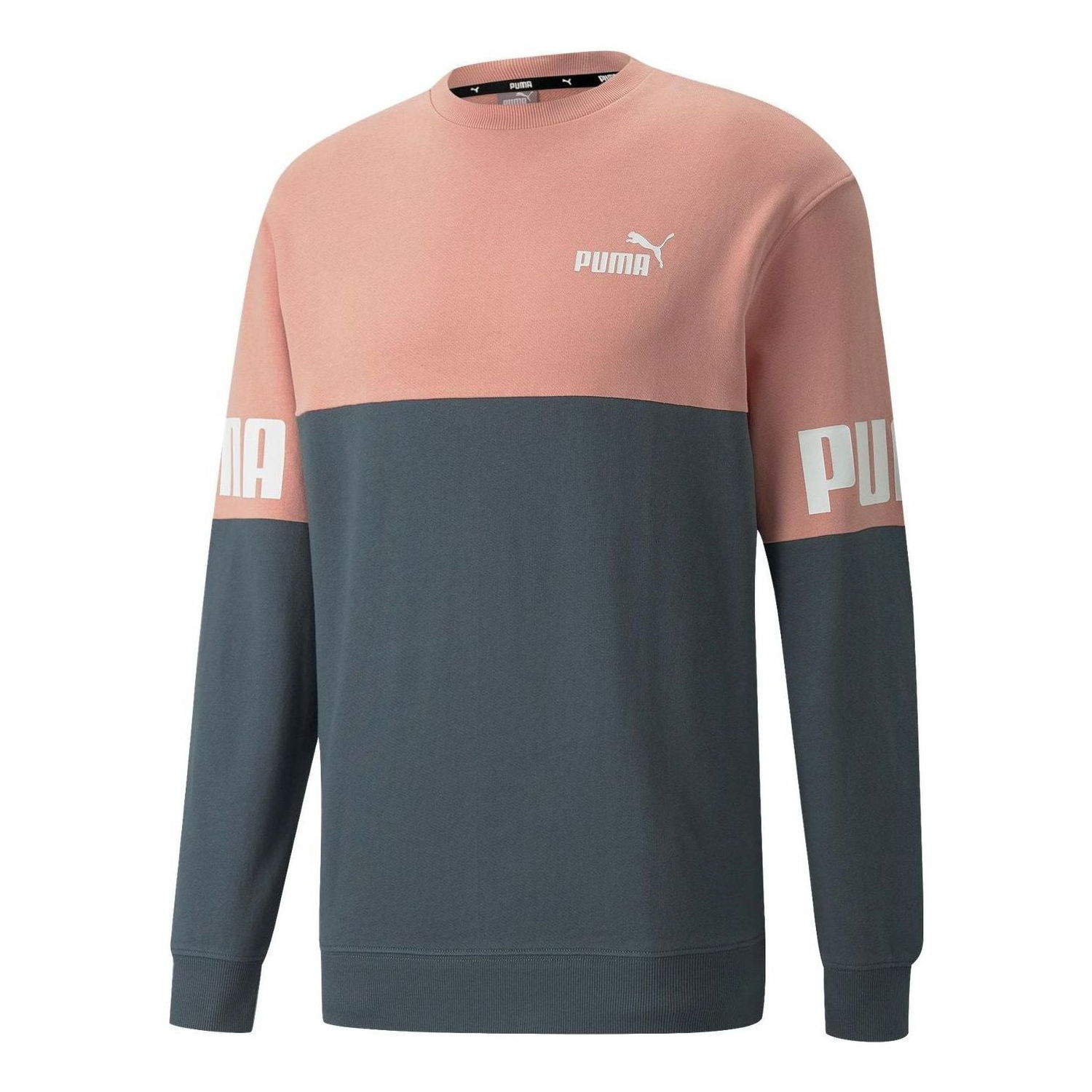 Суитчър Puma Power Colorblock Crew Sweatshirt Розово | 670935-42, 0