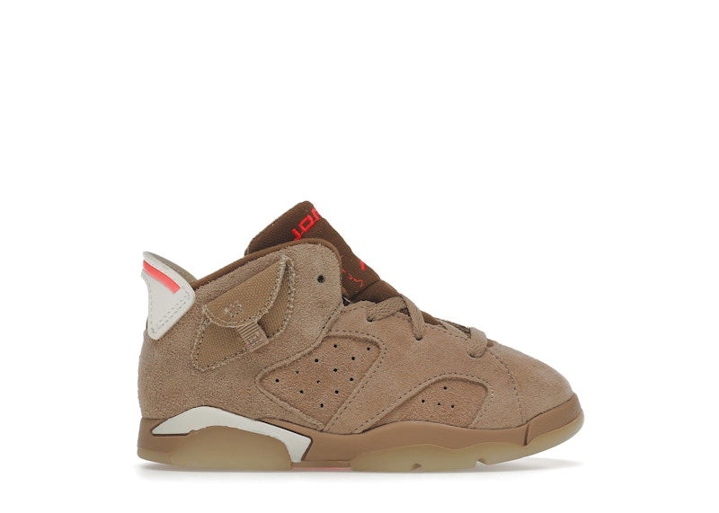 Кецове и обувки Jordan Air Jordan 6 Retro Travis Scott Кафяво | DH0692-200, 0