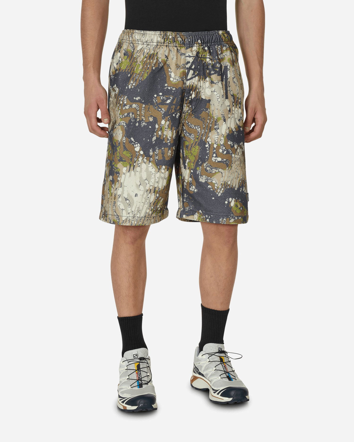 Къси панталони Stüssy Veil Camo Beach Shorts Зелено | 112298 TERR, 0