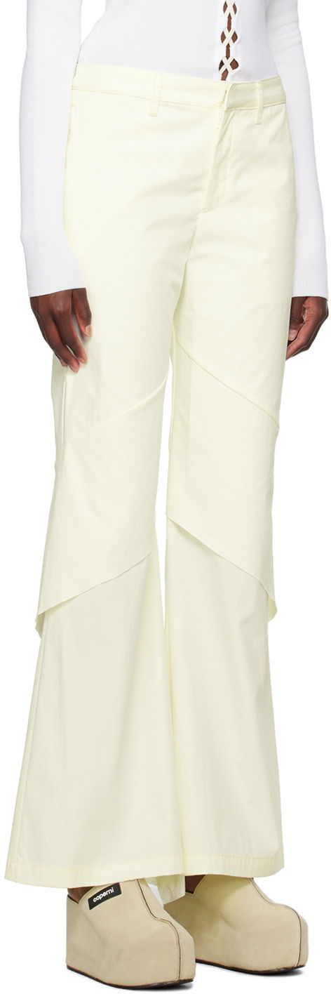 Панталони Dion Lee Drape Trousers Жълто | C2161F23, 1