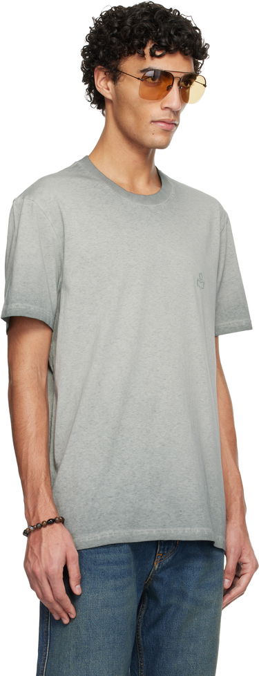 Тениска ISABEL MARANT Honore Embroidered T-shirt Сиво | TS0052HB-D1N06H, 1