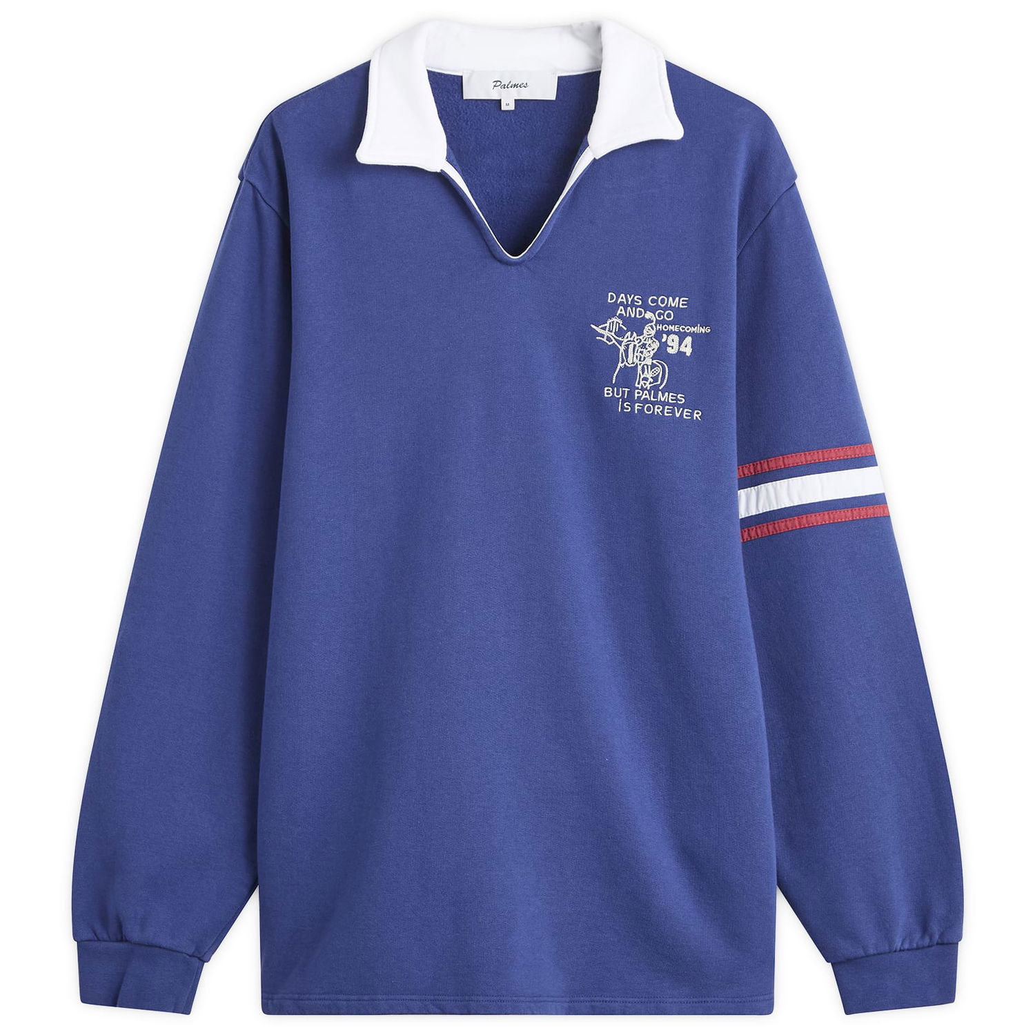 Риза Palmes Palmes Forever Open Rugby Shirt Синьо | P15-0036-677, 0
