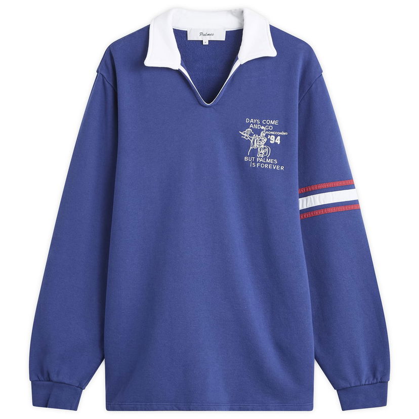 Риза Palmes Palmes Forever Open Rugby Shirt Синьо | P15-0036-677