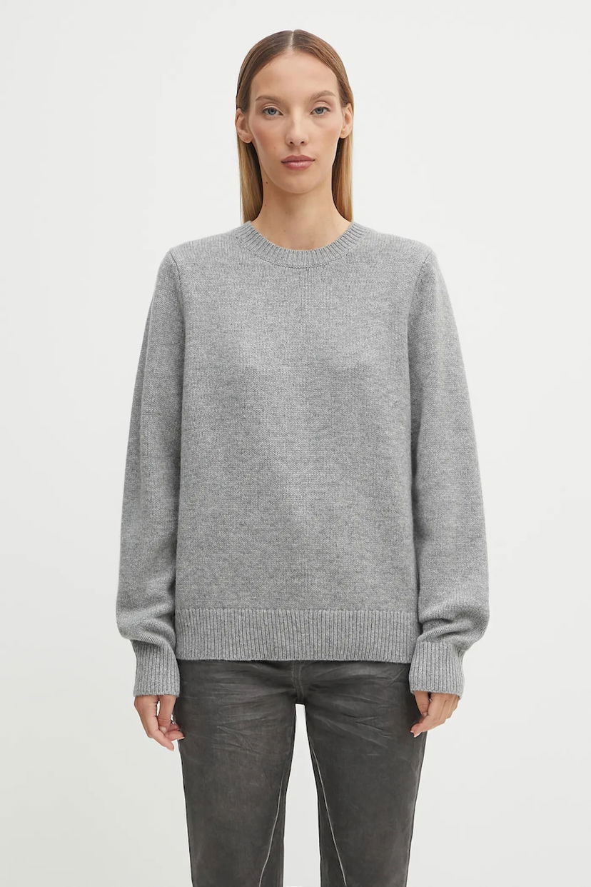 Пуловер Barbour Barbour Woodhouse Knitted Jumper Сиво | LKN1666GY15