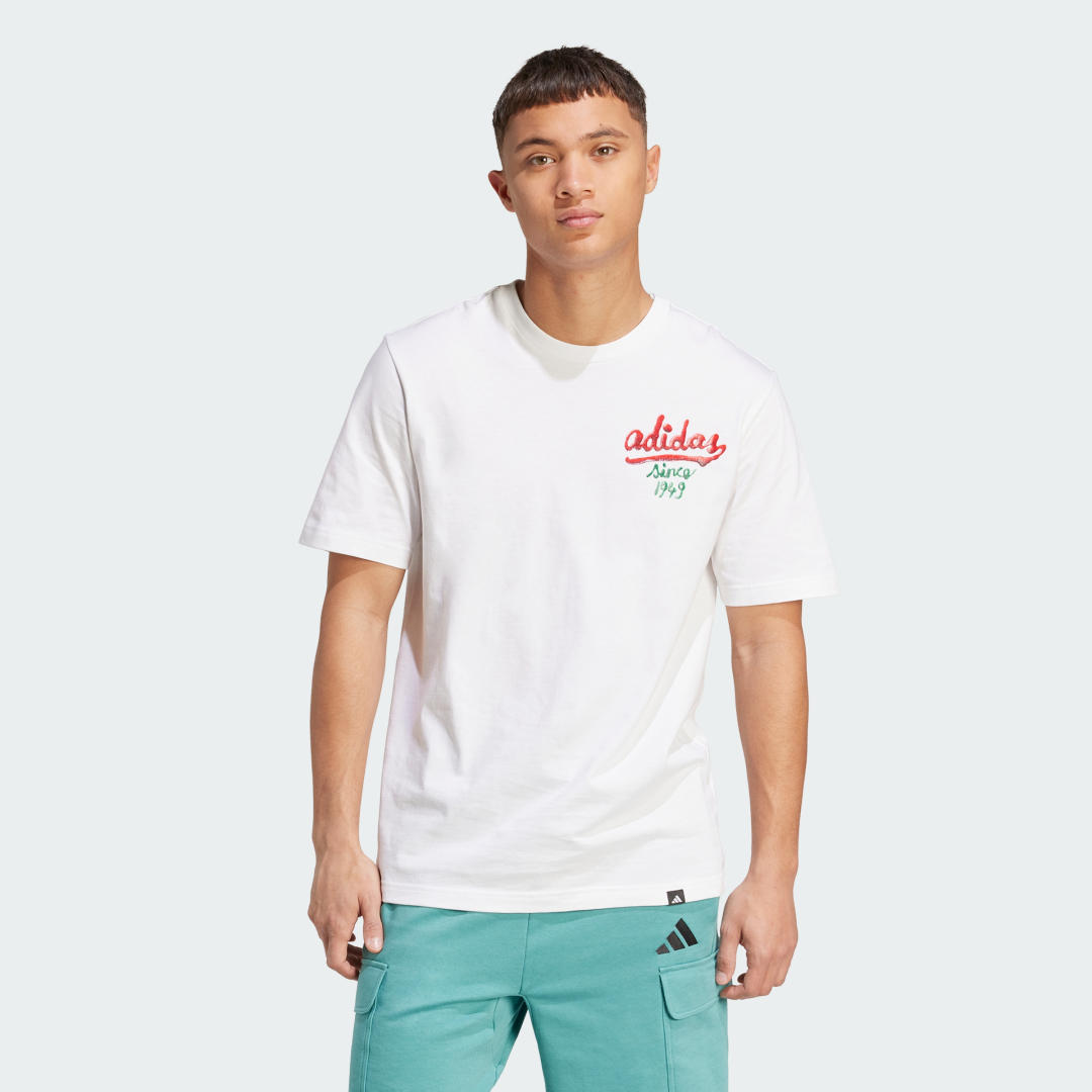 Тениска adidas Performance Food Sauce Graphic T-Shirt Бяло | JM6464, 0