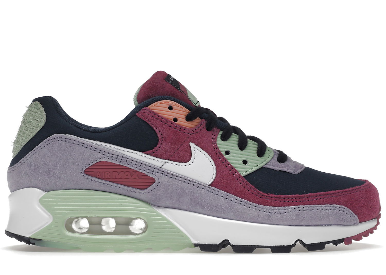 Кецове и обувки Nike Air Max 90 NRG Light Bordeaux Armory Navy Бургунди | DM0035-500, 0
