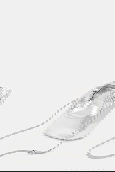 Дамска чанта Maison Margiela MM6 Maison Margiela Metallic Crossbody Bag Металик | SB6WD0026.P8496.T9002, 2